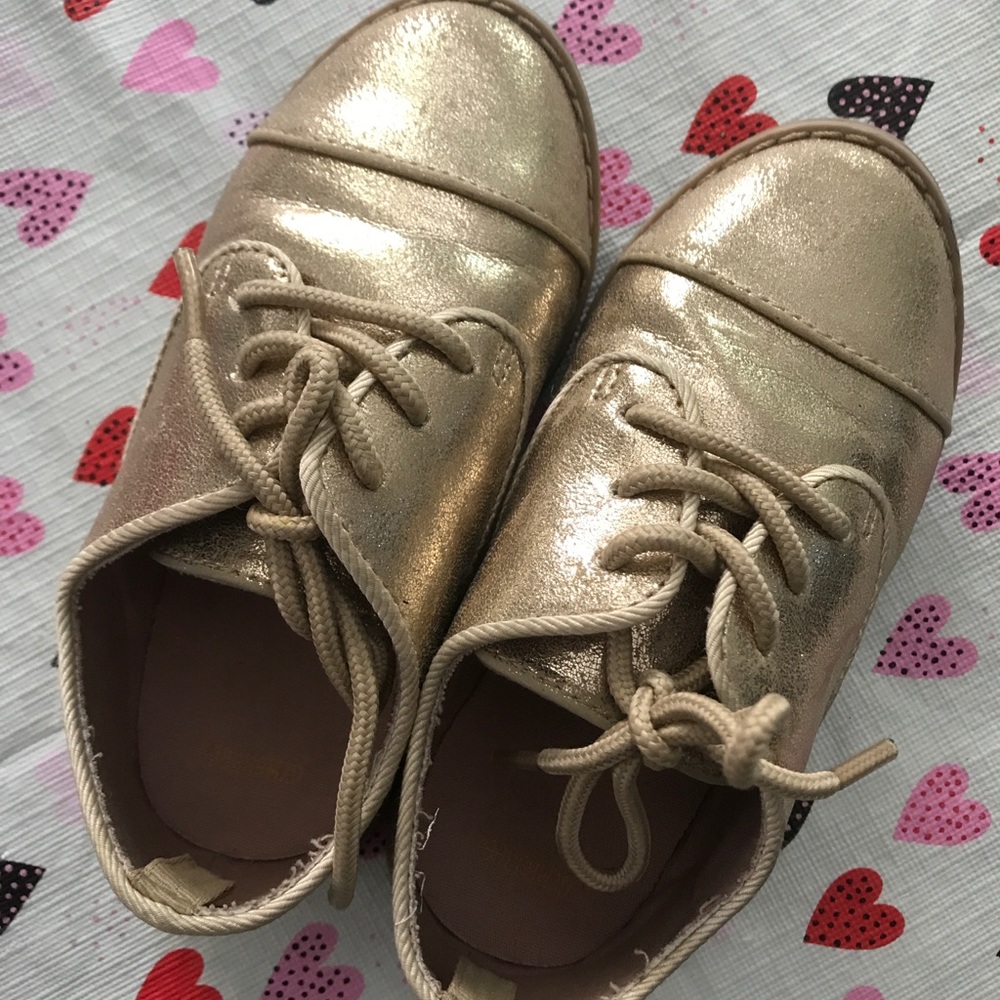 Gold Gymboree Oxfords